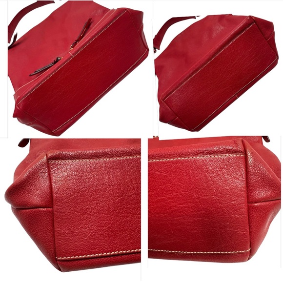 Dooney & Bourke Red Leather Dillen Pocket Hobo - Picture 13 of 16